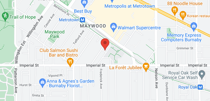 map of 3009 6658 DOW AVENUE